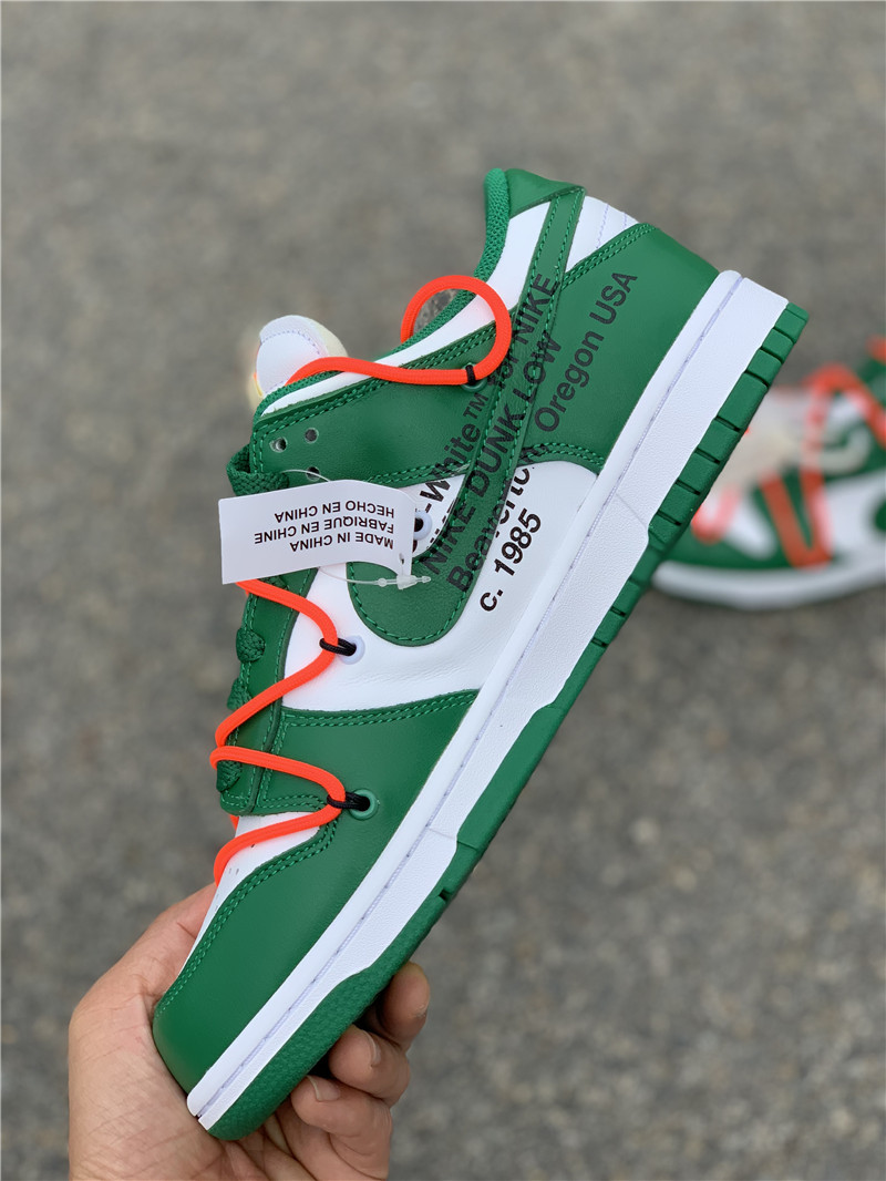 Cheap Nike Dunk Low Off-White Pine Green CT0856-100 Hot Sell