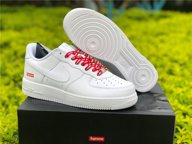 Buy Nike Air Force 1 Low Supreme White For Discount Price CU9225-100