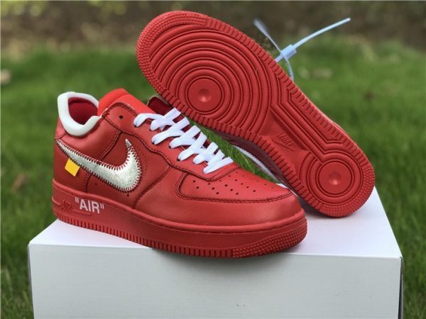 Off-White x Nike Air Force 1 Red White To Buy CI1173-600