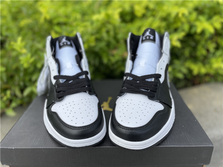 2021 Latest Air Jordan 1 Mid “White Shadow” Basketball Shoes 554724-073