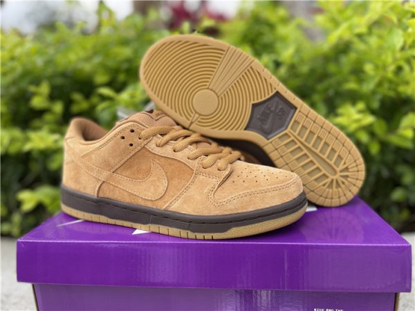 Latest Nike SB Dunk Low Wheat Mocha UK Shoes BQ6817-204