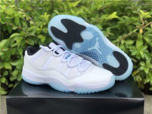 2021 New Air Jordan 11 Low Legend Blue Basketball Shoes AV2187-117