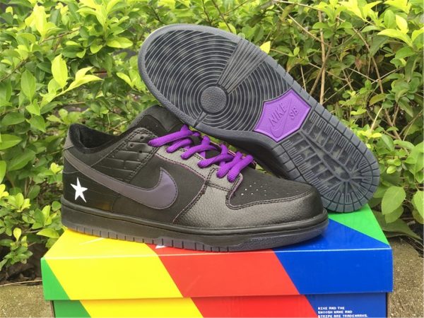 Familia x Nike SB Dunk Low First Avenue Black Purple UK Shoes DJ1159-001
