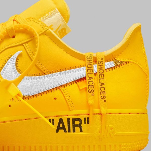 OFF-WHITE Nike Air Force 1 University Gold Release Dates