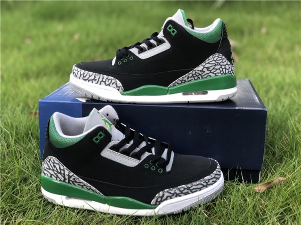 2021 Releases Air Jordan 3 III Pine Green Men Shoes CT8532-030-5