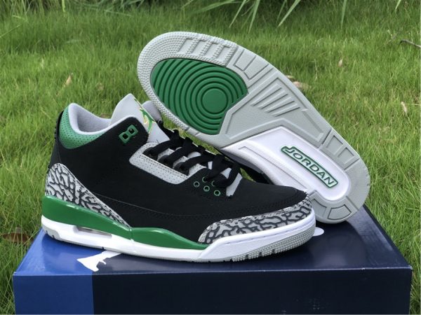 2021 Releases Air Jordan 3 III Pine Green Men Shoes CT8532-030