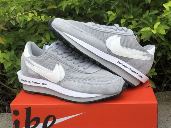 Fragment x Sacai x Nike LDWaffle Grey White UK Sneakers DH2684-001