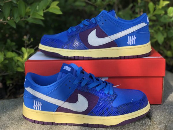 Undefeated x Nike Dunk Low Blue Purple To Buy DH6508-400-2
