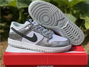 2021 Newest Nike Dunk Low Shimmer For Sale DO5882-001