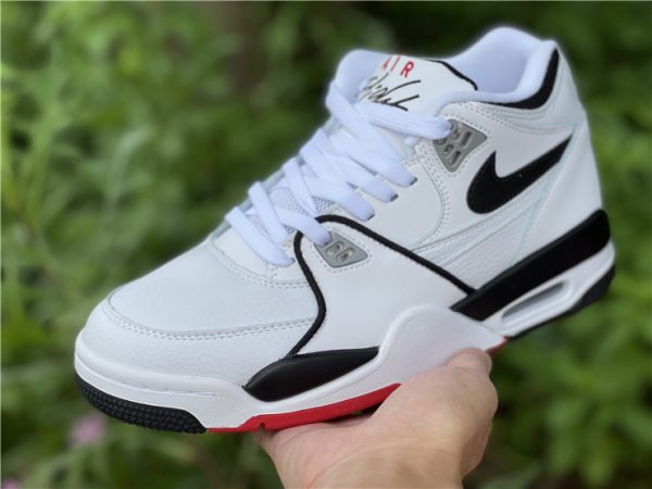 2021 Nike Air Flight 89 White Black Red In Hand