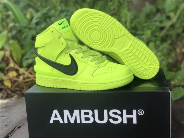 AMBUSH x Nike Dunk High Atomic Green UK For Cheap CU7544-300