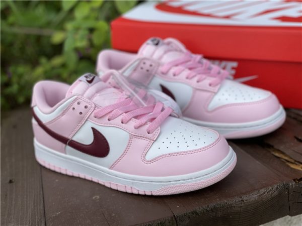 Nike Dunk Low GS Valentine's Day Pink Red White CW1590-601-2