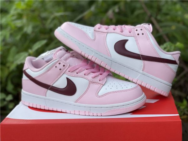 Nike Dunk Low GS Valentine's Day Pink Red White CW1590-601-5