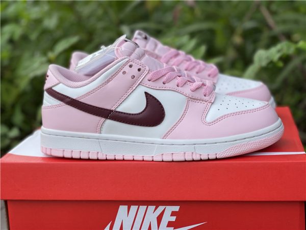 Nike Dunk Low GS Valentine's Day Pink Red White CW1590-601-6