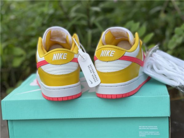 Nike Dunk Low Samba White/Yellow-Pink Discount Sale BQ6817-802-4