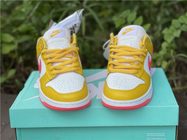 Nike Dunk Low Samba White/Yellow-Pink Discount Sale BQ6817-802-5