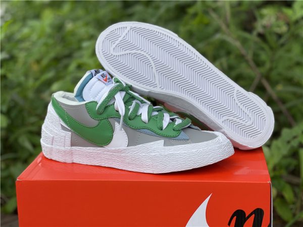 Sacai x Nike Blazer Low Classic Green UK Sneakers DD1877-001