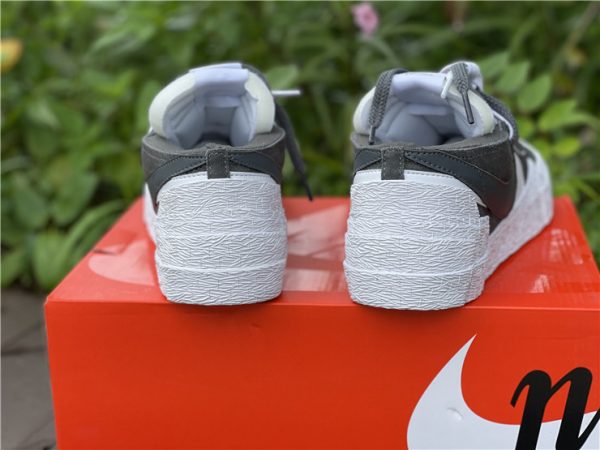 sacai x Nike Blazer Low Iron Grey Casual Shoes DD1877-002-3