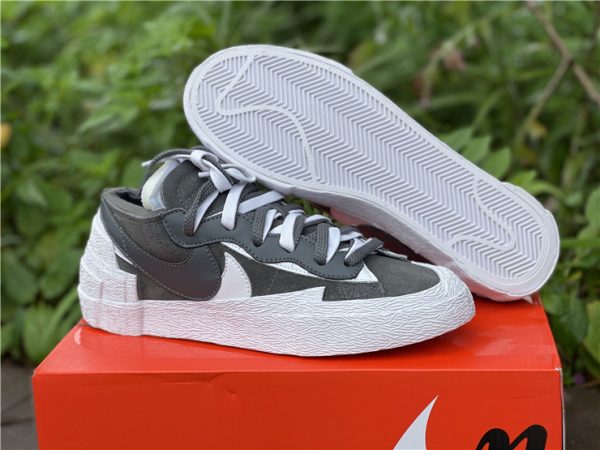 sacai x Nike Blazer Low Iron Grey Casual Shoes DD1877-002