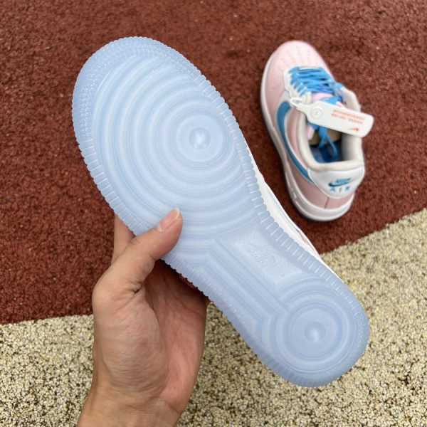2022 Nike Air Force 1 Pink Beige Blue For Women DH1809-001-2
