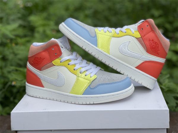 Air Jordan 1 Mid To My First Coach Sneakers For Sale DJ6908-100-5