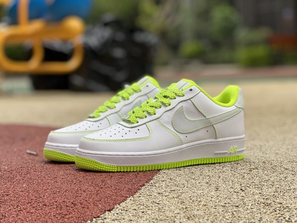 Cheap Nike Air Force 1 White Green Sneakers 350823-002-1