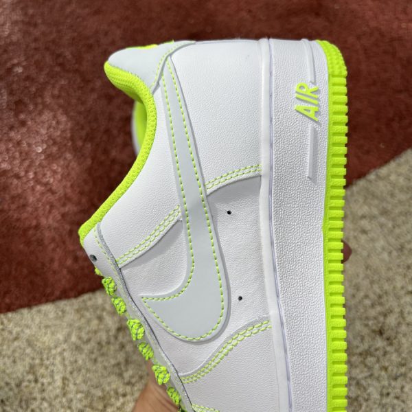 Cheap Nike Air Force 1 White Green Sneakers 350823-002-2