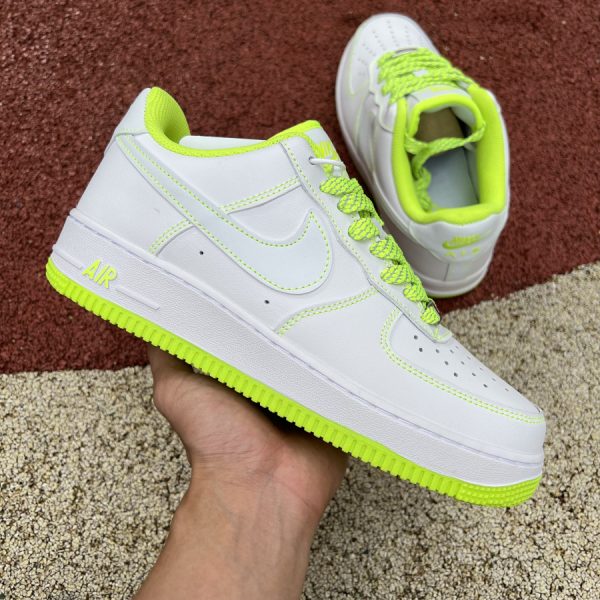 Cheap Nike Air Force 1 White Green Sneakers 350823-002