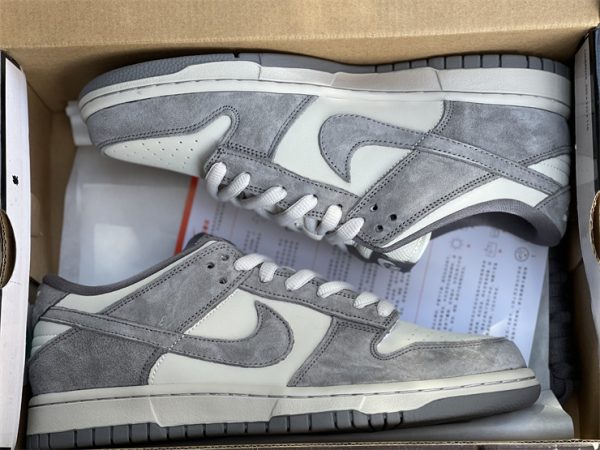 Cheap Nike SB Zoom Dunk Low Pro Grey Month White 854866-002 In Box