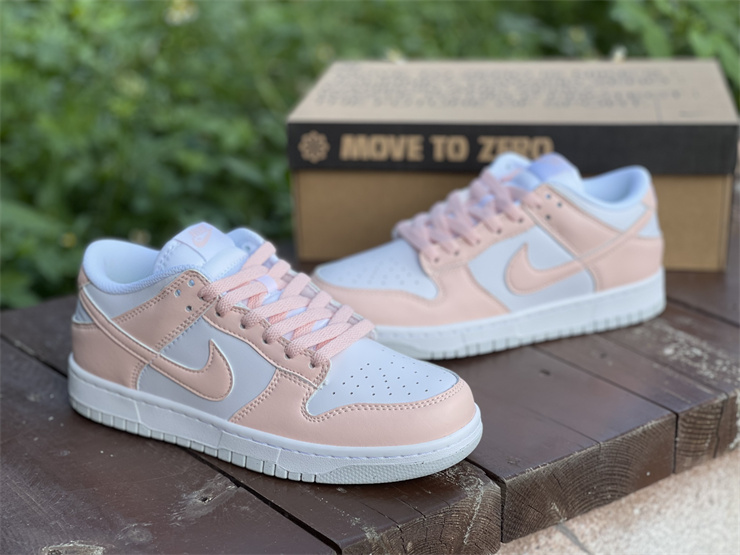 Womens Nike Dunk Low Move To Zero Pink White Authentic DD1873-100
