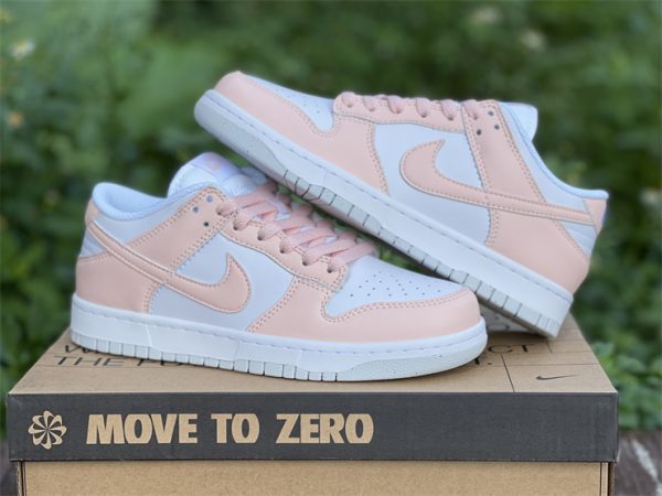 Womens Nike Dunk Low Move To Zero Pink White Authentic DD1873-100-4