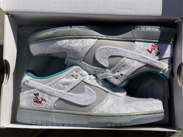2022 Brand New Nike Dunk Low Ice Shoes DO2326-001 In Box