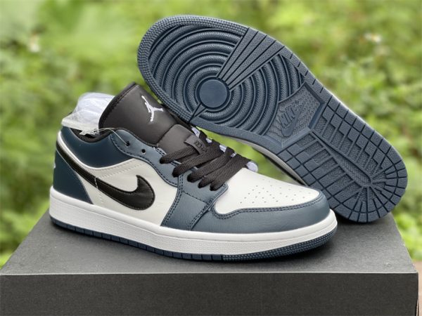 New Air Jordan 1 Low Dark Teal Basketball Shoes 553558-411