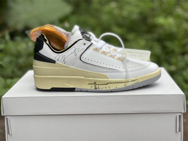 Men Shoes Air Jordan 2 Low White/Sail-Red-Grey DJ4375-106-6