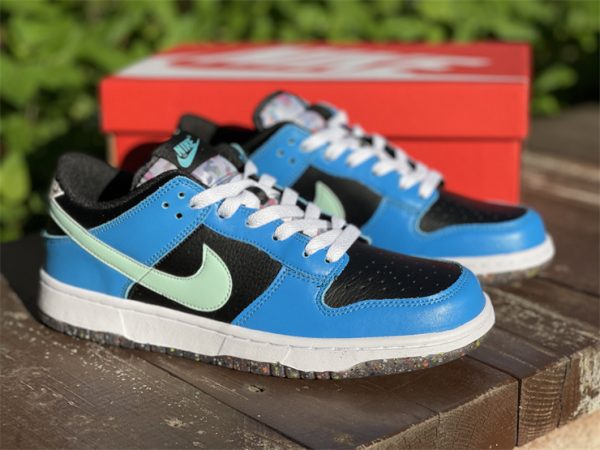2022 Latest Nike Dunk Low GS Crater Blue Black DR0165-001-1