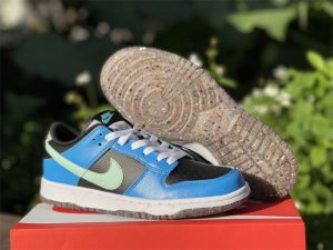 2022 Latest Nike Dunk Low GS Crater Blue Black DR0165-001
