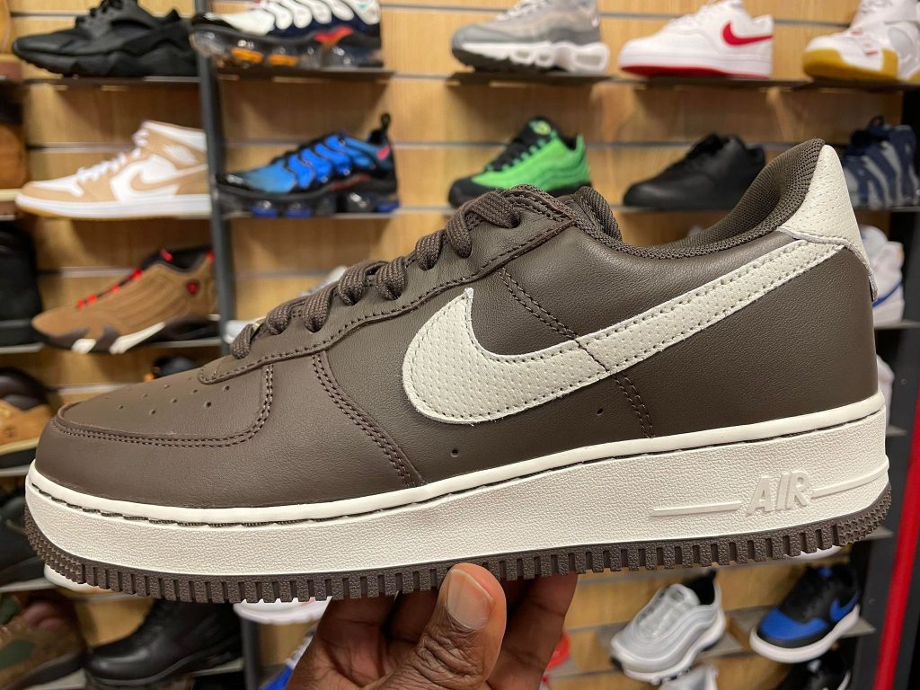 The Db4455 200 Nike Air Force 1 Craft Dark Chocolate Released In July