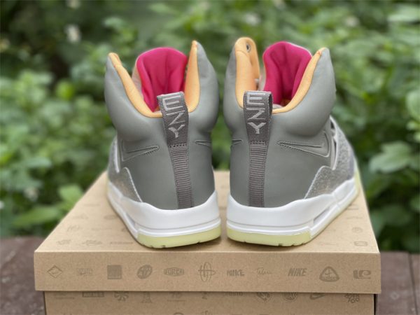 Cheap Nike Air Yeezy Zen Grey Kanye West Sneaker 366164-002 Heel