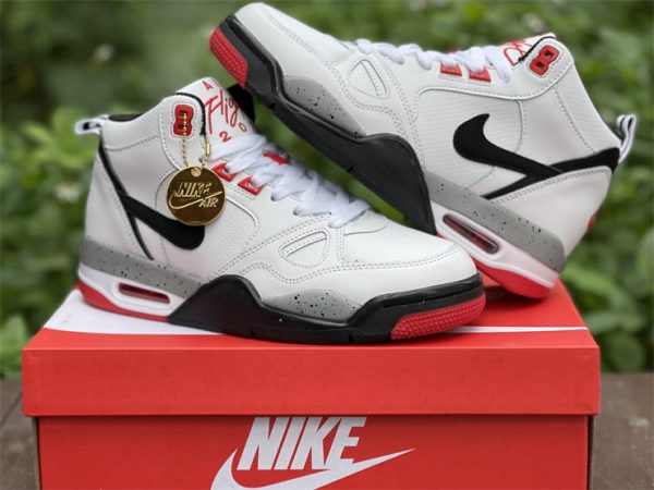 Nike Air Flight 13 Mid White Black Red For Sale 579961-108-3