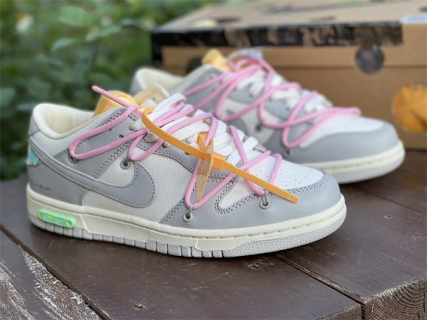 Off-White x Nike Dunk Low 21 of 50 Sneakers UK Sale DM1602-100-1