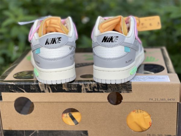 Off-White x Nike Dunk Low 21 of 50 Sneakers UK Sale DM1602-100-3