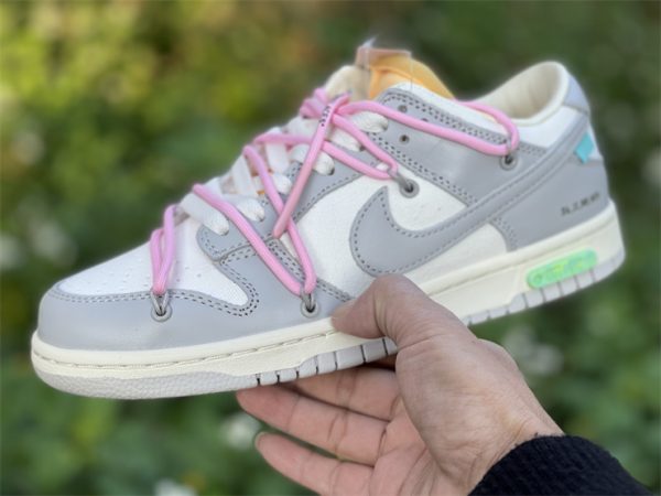 Off-White x Nike Dunk Low 21 of 50 Sneakers UK Sale DM1602-100 In Hand