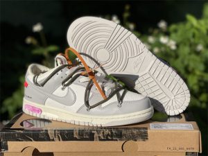 Off-White x Nike Dunk Low Lot 22 of 50 Shoes For Sale DM1602-124