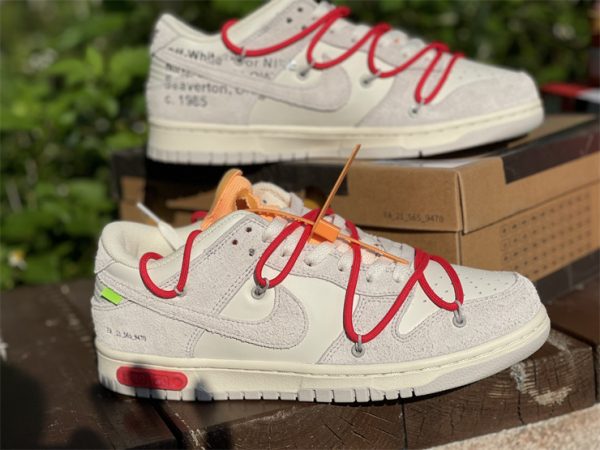 Off-White x Nike Dunk Low Lot 40 of 50 For Sale DJ0950-103-1