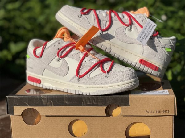 Off-White x Nike Dunk Low Lot 40 of 50 For Sale DJ0950-103-5
