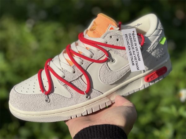 Off-White x Nike Dunk Low Lot 40 of 50 For Sale DJ0950-103 In Hand