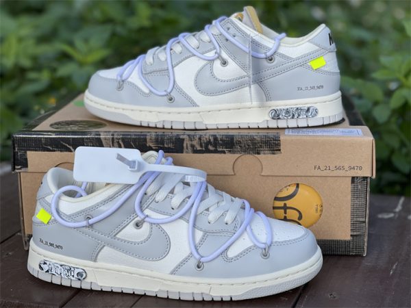 Off-White x Nike Dunk Low Lot 49 of 50 UK Online Sale DM1602-123-3