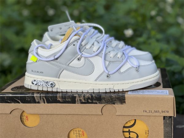 Off-White x Nike Dunk Low Lot 49 of 50 UK Online Sale DM1602-123-6