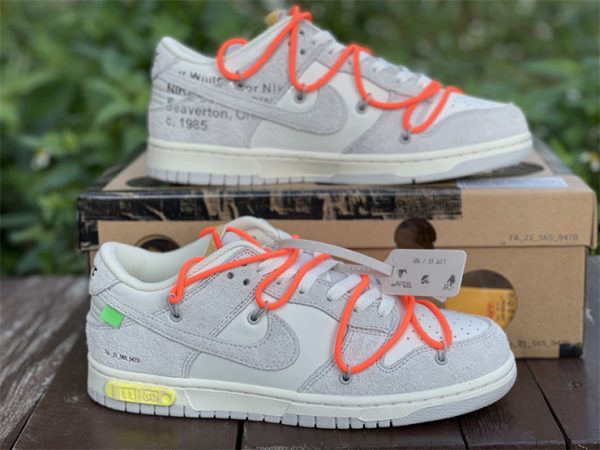 Off-White x Nike Dunk Low Lot 11 of 50 Shoes DJ0950-108-1