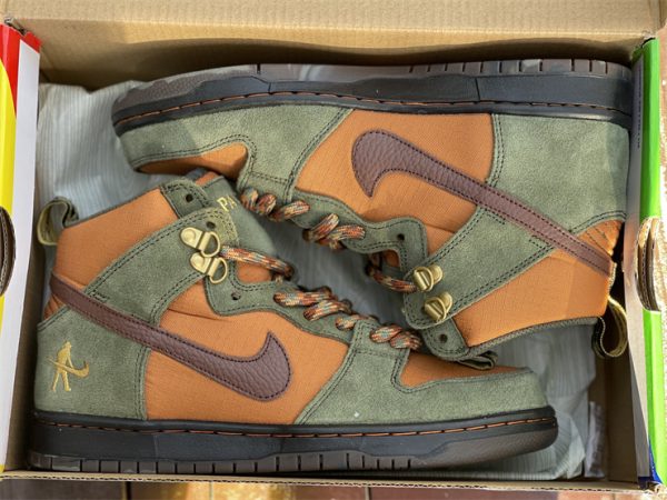 Pass~Port x Nike SB Dunk High Workboot UK For Sale DO6119-300 In Box